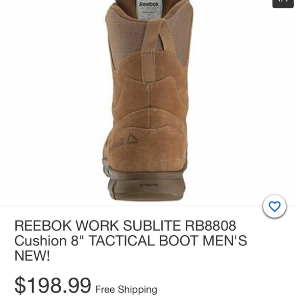 Women’s Reebok tactical boots size 6W New men’s size 4W - Picture 5 of 10